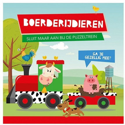 Lantaarn Puzzeltrein en Voorleesboek Boerderijdieren