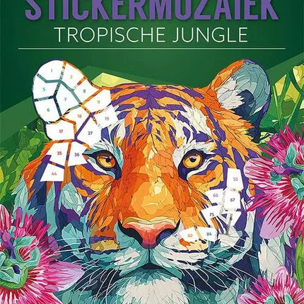 Lantaarn Sticker Mozaïek - Tropisch Jungle Boek