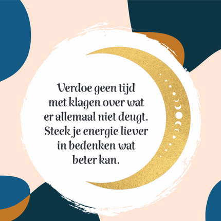 Lantaarn Tafelkalender - Just for you - Positief denken