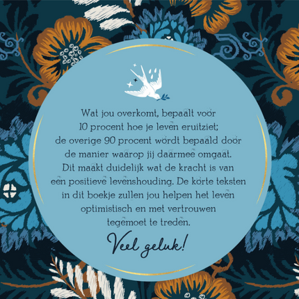 Lantaarn Tafelkalender - Just for you - Positief denken