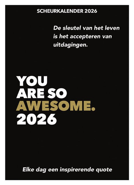 Lantaarn You are so Awesome Scheurkalender 2027