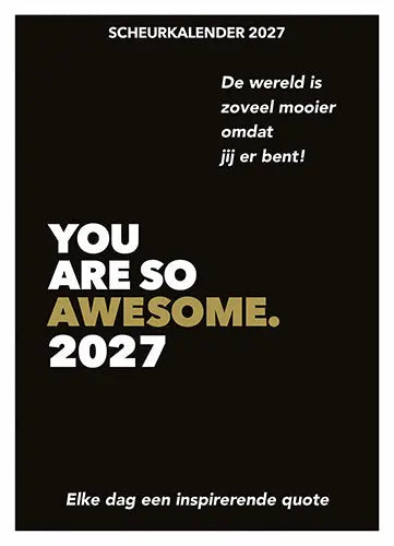 Lantaarn You are so Awesome Scheurkalender 2027