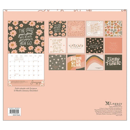 Legacy Faith Can Move Mountains Kalender 2027