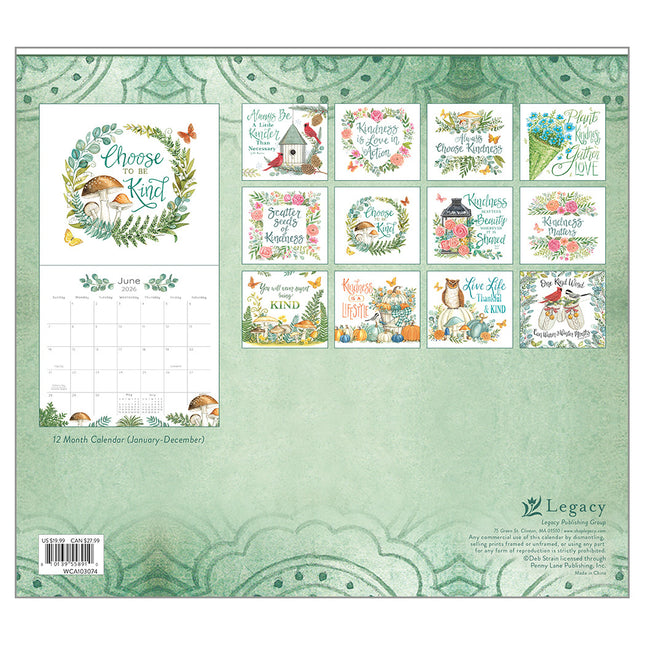 Legacy Kindness Matters Kalender 2026