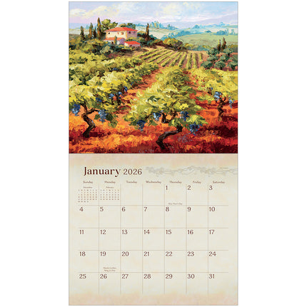Legacy Wine Country Kalender 2026