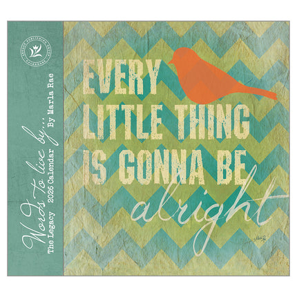 Legacy Words to live by Kalender 2026