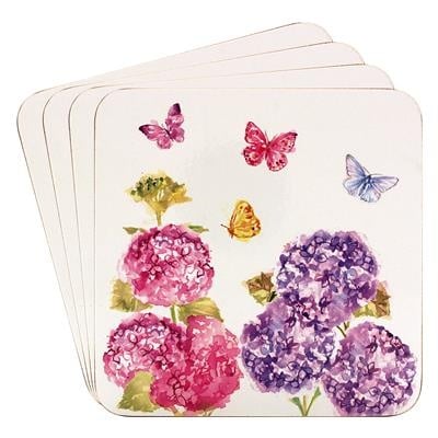 Leonardo Lesser & Pavey Butterfly Blossom Onderzetters 4 Stuks