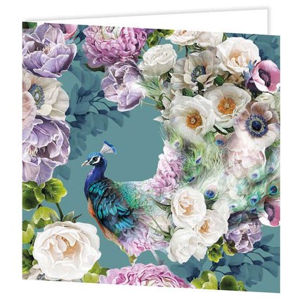 lola design Kaartenmapje Lola Everyday Peacock, 6 Stuks met Enveloppen