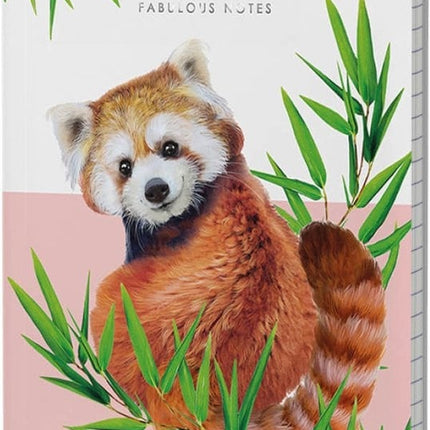 lola design Lola Luxury Notebook A5 – Red Panda