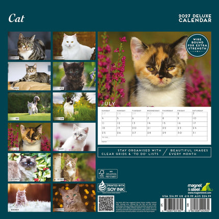 Magnet & Steel Katten Kalender 2027 Deluxe