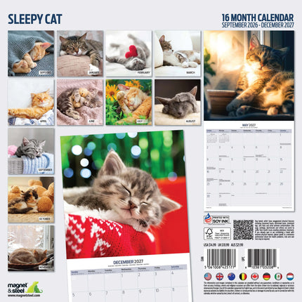 Magnet & Steel Sleepy Cat Kalender 2027