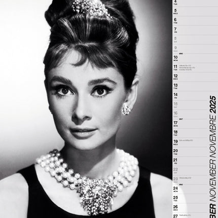 ML Publishing Audrey Hepburn Kalender 2025