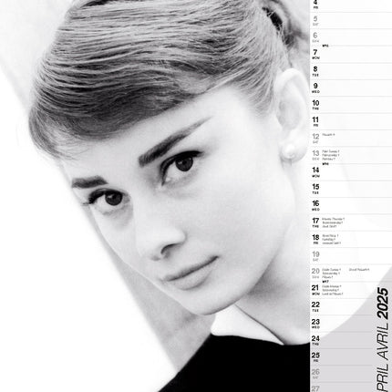 ML Publishing Audrey Hepburn Kalender 2025