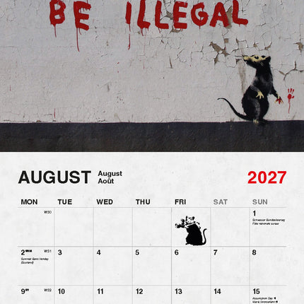 ML Publishing Banksy Kalender 2027