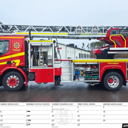 ML Publishing Brandweer A3 Kalender 2027