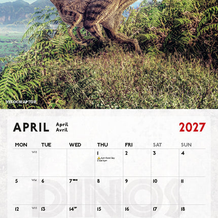 ML Publishing Dinosaurus Kalender 2027