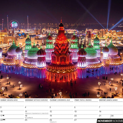 ML Publishing Dubai A3 Kalender 2026