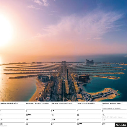 ML Publishing Dubai A3 Kalender 2026