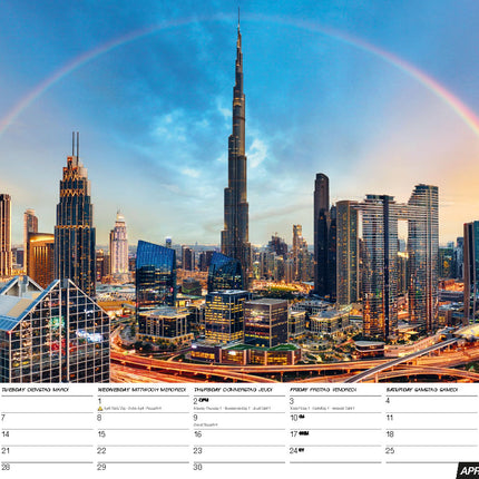 ML Publishing Dubai A3 Kalender 2026