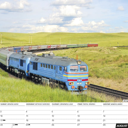 ML Publishing Eisenbahnen - Spoorwegen A3 Kalender 2027