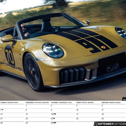 ML Publishing Fast Cars A3 Kalender 2027