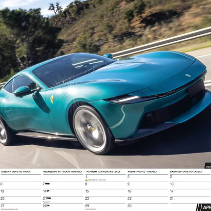ML Publishing Fast Cars A3 Kalender 2027