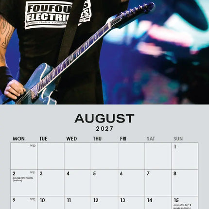 ML Publishing Foo Fighters Kalender 2027