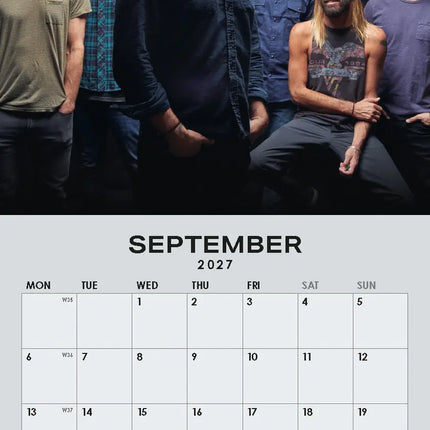 ML Publishing Foo Fighters Kalender 2027