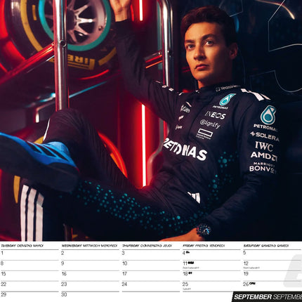 ML Publishing George Russell A3 Kalender 2026