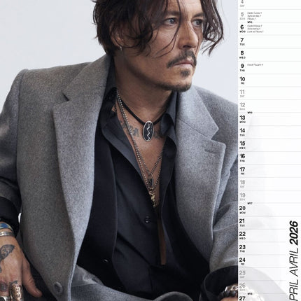 ML Publishing Johnny Depp A3 Kalender 2027