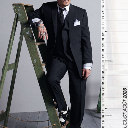 ML Publishing Johnny Depp A3 Kalender 2027