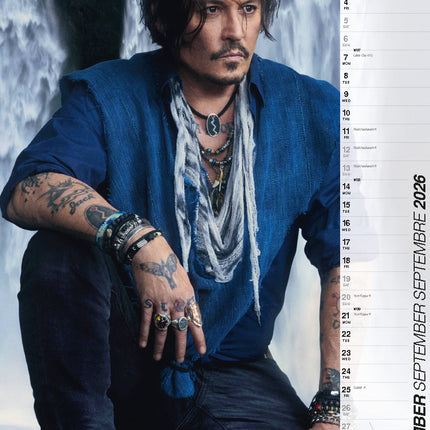 ML Publishing Johnny Depp A3 Kalender 2027