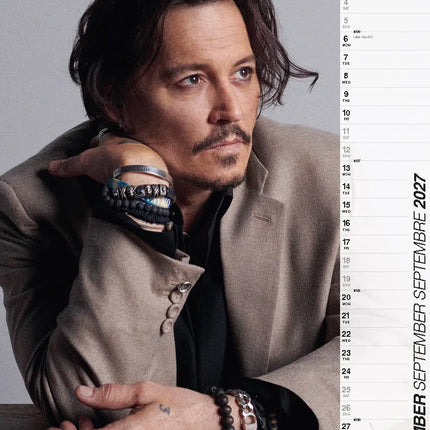 ML Publishing Johnny Depp A3 Kalender 2027