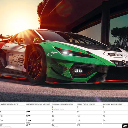 ML Publishing Lamborghini A3 Kalender 2027
