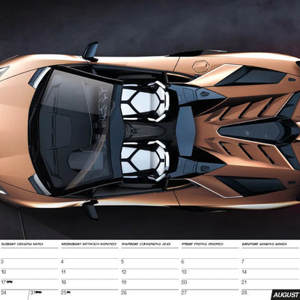 ML Publishing Lamborghini A3 Kalender 2027