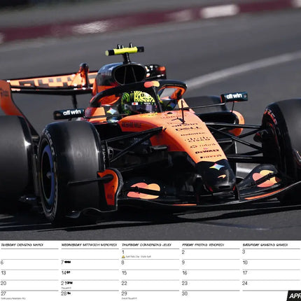 ML Publishing Lando Norris A3 Kalender 2027