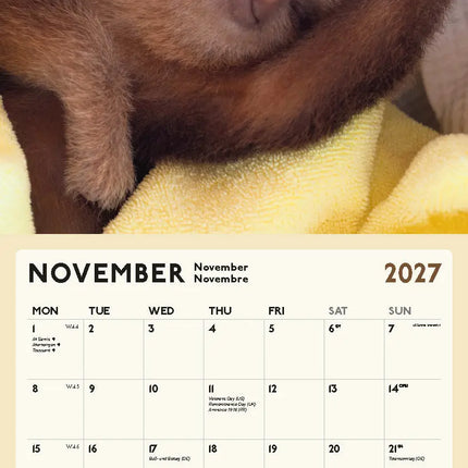 ML Publishing Luiaard Kalender 2027