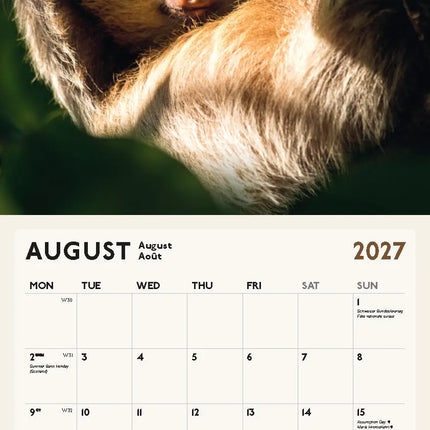 ML Publishing Luiaard Kalender 2027