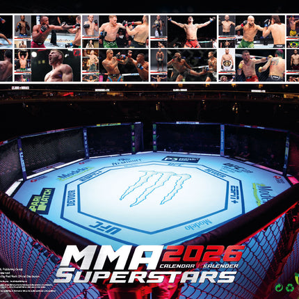 ML Publishing MMA Superstars A3 Kalender 2026