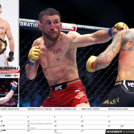 ML Publishing MMA Superstars A3 Kalender 2026