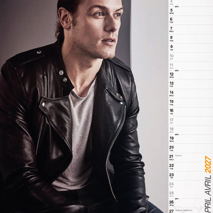 ML Publishing Sam Heughan A3 Kalender 2027