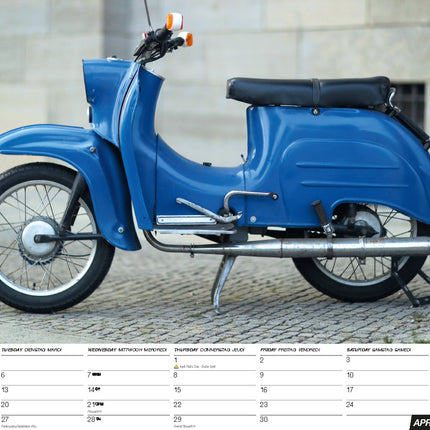 ML Publishing Simson Scooter A3 Kalender 2027