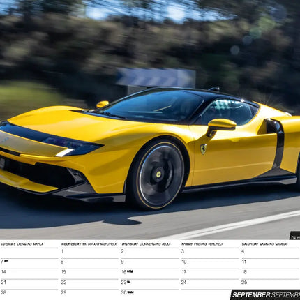 ML Publishing Sports Cars A3 Kalender 2027