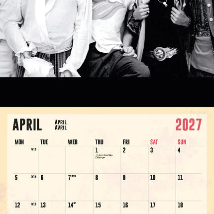 ML Publishing The Rolling Stones Kalender 2027