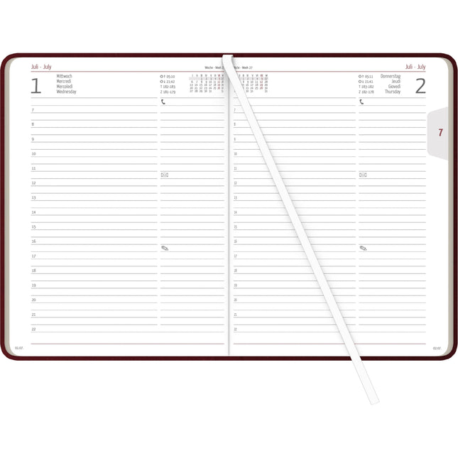 Neumann A5 Agenda Nature Line Flower 2026