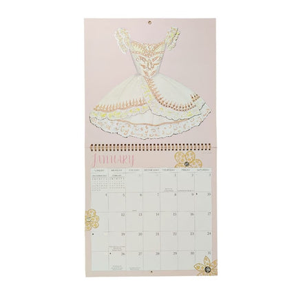 NIQUEA.D Ballerina Spiraal Kalender 2026