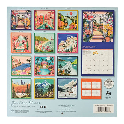 NIQUEA.D Beautiful Bright Places Kalender 2026