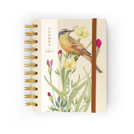 Paperclip Flexi Cover Agenda Orange Bird 2027 A5 – Paperclip