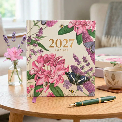 Paperclip Week Agenda Wildlife Flowers 2027 – Paperclip