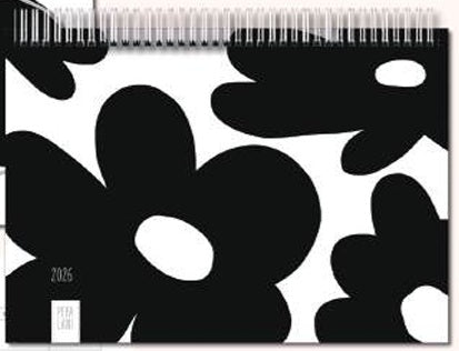 Pepa Lani Pepa Lani Family Planner 2026 Zwart Wit Flowers